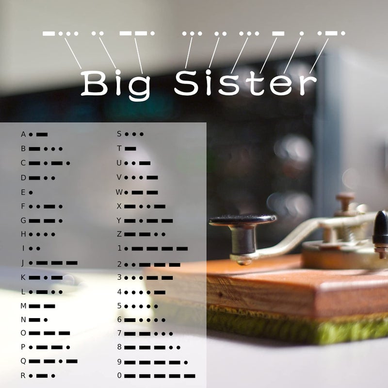 SANNYRA Morse Code Bracelet  Big Sister Littel Sister Morse Code Matching Jewelry  Couple Matching Handmade Gifts - Image 5